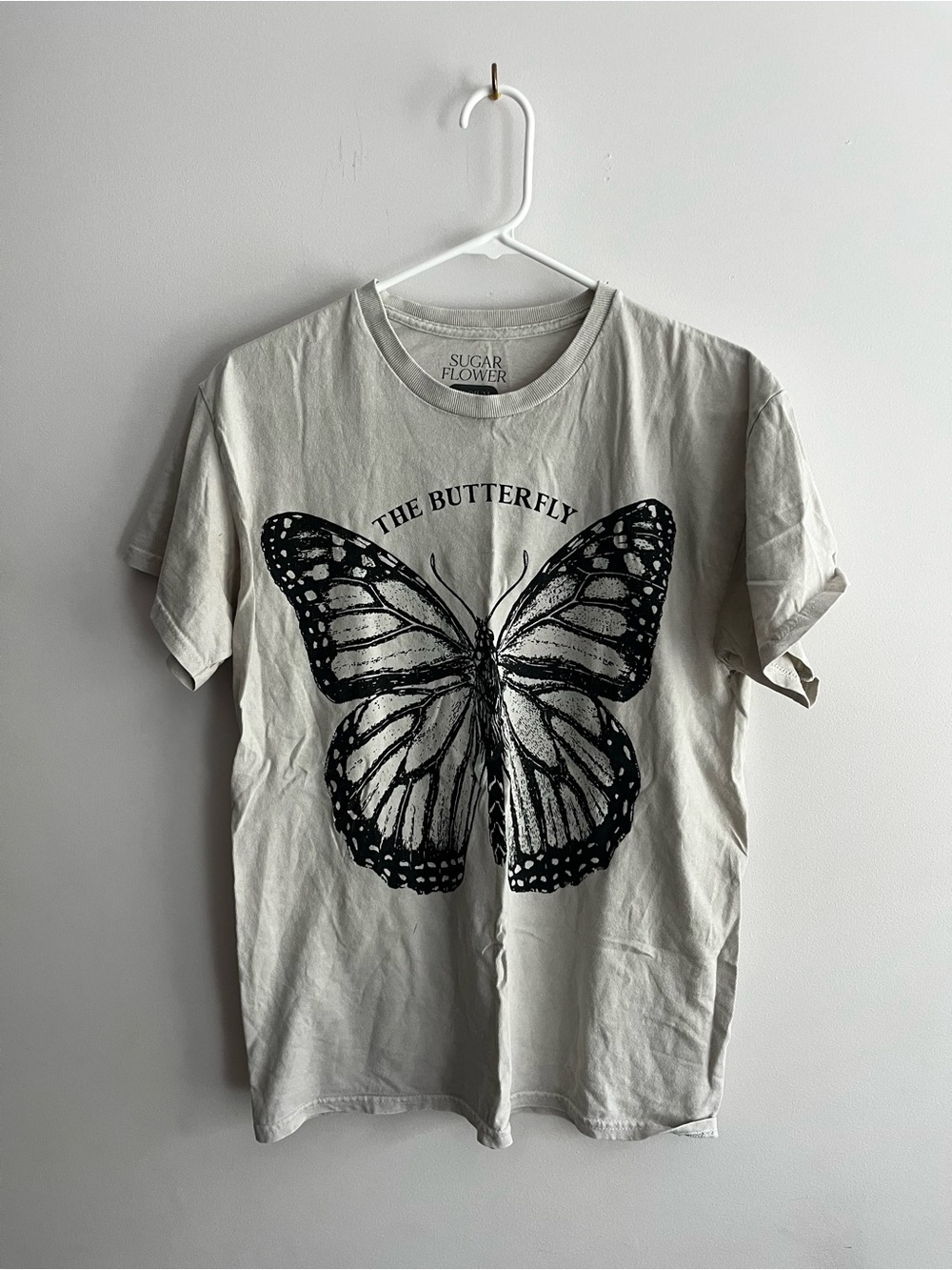 Women’s Tan Butterfly Tee Shirt